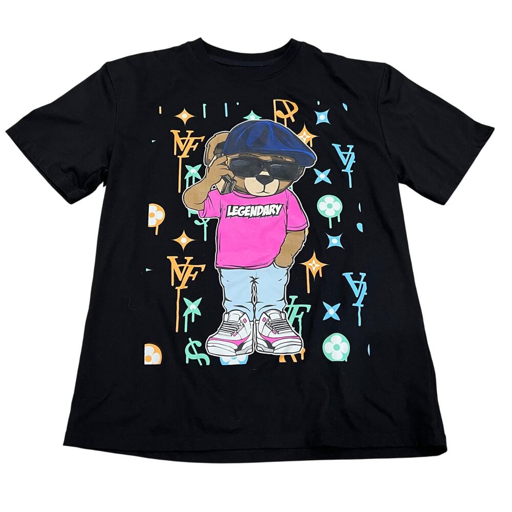 Bailey Apparel Vibes Legendary Bear Graphic Tee Boys Large